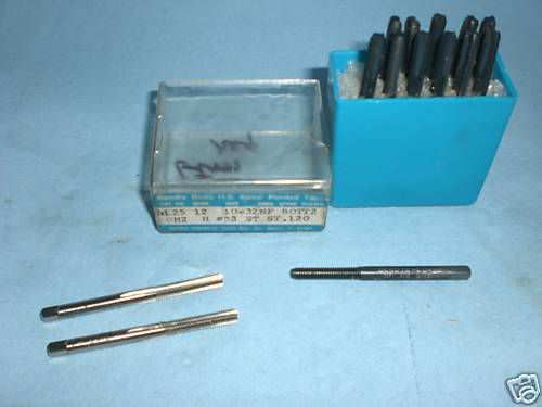 12pc 10 32 nf bottom tap gh2 taps usa 2 flute for tapping stainless steel for sale