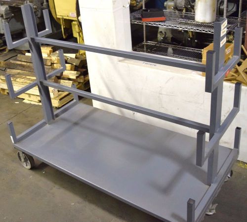 Jamco 36&#034; x 72&#034; x 61&#034;t bar &amp; pipe cart - dbl sided for sale