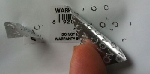 Warranty void stickers tamper proof evident labels security seal protection uk for sale