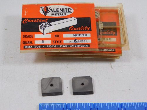 VALENITE NCBSR-6-050 CARBIDE CHIPBREAKERS (12 PCS)
