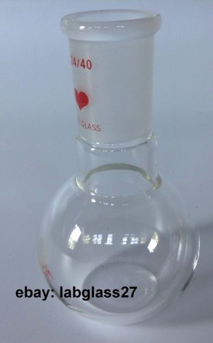 Flask 250ML  Flask,  Flat Bottom, one Neck, single neck Ground Joint  24/40