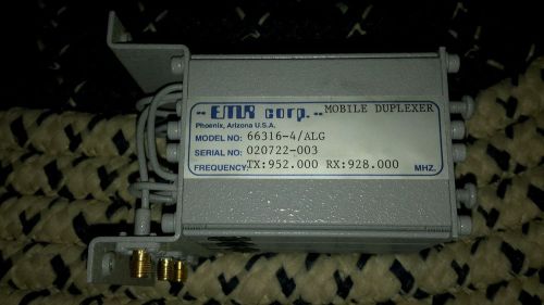 Used EMA Corp. UHF Duplexer Model No. 66316-4/ ALG