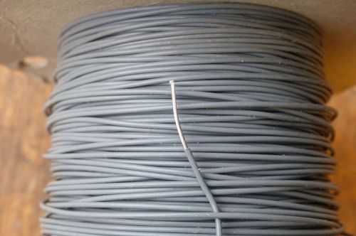 Silver Plated Copper PTFE Wire Cable 20AWG 1MM Gray HQ 6 meters