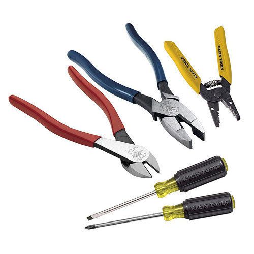 Klein tools high leverage pliers tool set - 92905 (new) 5 piece electrician set for sale