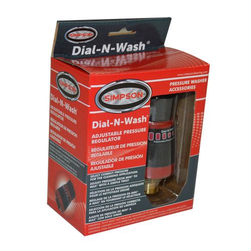 Simpson 82235 dial-n-wash professional pressure regulator for sale