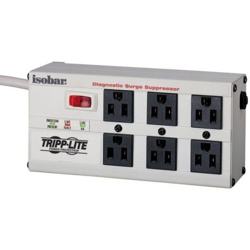 Tripp lite isobar6 ultra isobar premium surge protector 6-outlet - 6ft cord for sale
