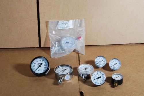 Lot of 8 Gauges Data Instruments, Precision, Noshok, Ashcroft, Summit, Festo