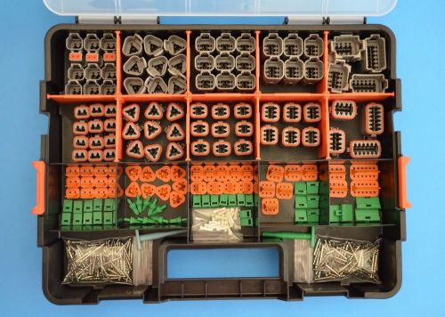 518 PCS DEUTSCH DT Genuine Connector Kit Solid Contacts+Removal Tools, From USA