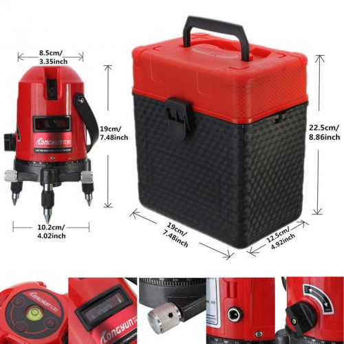 New Professional Automatic Self Leveling 5 Line 6 Point 4V1H Laser Level Measure