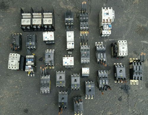 lot of cuttler hammer and square D . breakers / contactors / motor starters ..