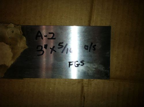 A2 tool steel  precision ground flat bar 3&#034; x 5/16&#034; x 8&#034; -machine shop stock for sale