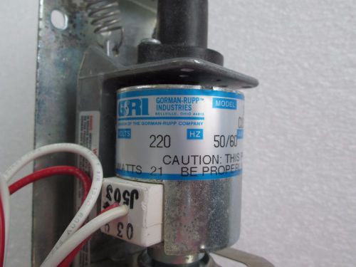 Gorman-Rupp Industries GRI 14825-562 oscillating pump 220V 21 Watt Amps .17