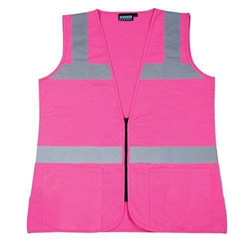 ERB Safety Products 61924 S721 Non ANSI Ladies Fitted Tricot, 4X-Large, Hi Viz