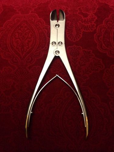 T/C Pin &amp; Wire Cutter Orthopedic Surgical 9&#034; Angled Curved