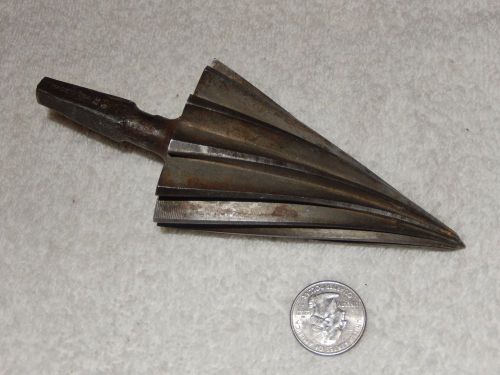 VINTAGE GTD No. 244 BURRING REAMER TWISTED FLUTED TAPER