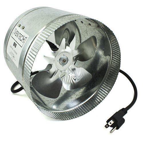 VenTech VT DF-6 DF6 Duct Fan, 400 CFM, 8&#034; 37 W  Input Voltage: 120v/60Hz
