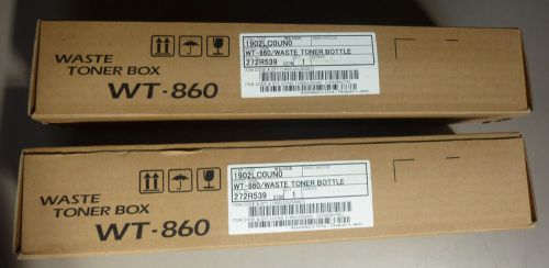 Lot of (2) Kyocera WT-860 Waste Toner Box (Item Code: 1902LC0UN0)