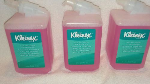 NEW Kimberly-Clark Kleenex Foam Hand Soap Skin Cleanser w/ Moisturizers 91552 1L