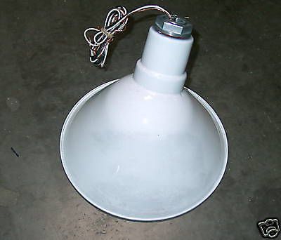 Angle reflector 11&#034; industrial lighting fixture white for sale