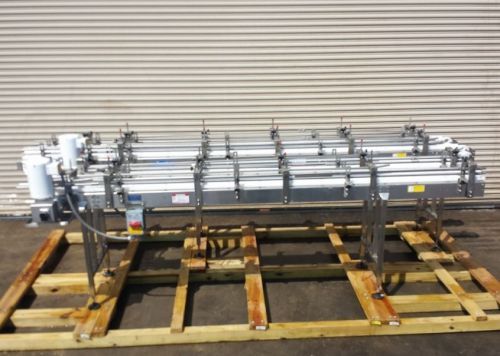 50 Feet of 3.25” Laughlin SS Bottling Conveyor, Table Top Bottle Conveying