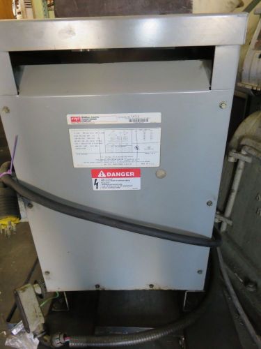 15 kva federal pacific transformer, 3 phase, 60 hz, 408 volt, series 4192 for sale