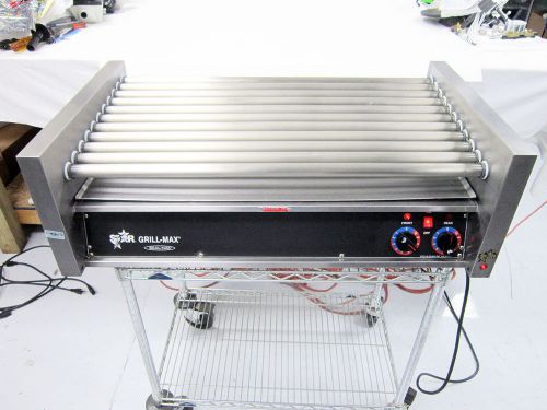 Star 50c grill-max 50 hot dog roller grill with chrome rollers slanted 50c for sale