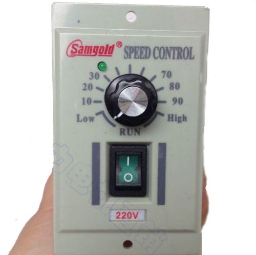 Rotary knob adjustable motor speed controller ac 220v input dc 0-220v 400w outpu for sale