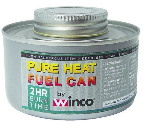 Winco C-F4, 4 Hour Chafing Fuel, Twist Cap, 24-Piece Box