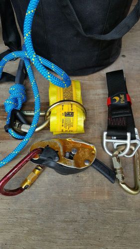 Gravitec custom descent kit with petzl rig and dbi sala anchor strap for sale