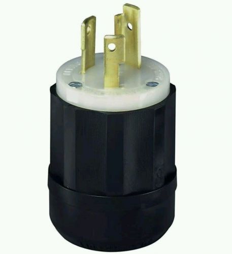 New leviton 2621 30 amp 250 volt nema l6-30p 2p 3w locking plug industrial grade for sale