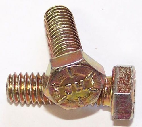 200 bulk qty-nc gr8 hex head bolt 5/16-18x1 zp(9129) for sale