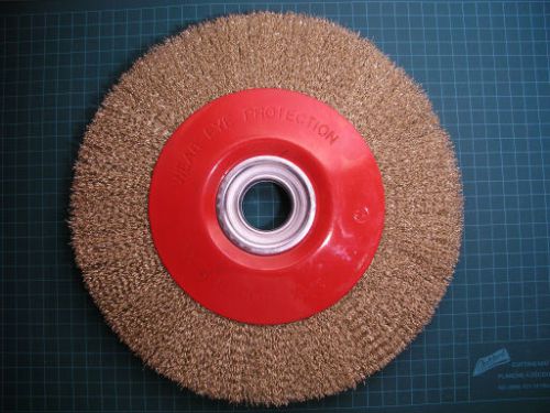 (2-pack)10&#034; Wire Wheel Brush 250mm Bench Grinder wheels