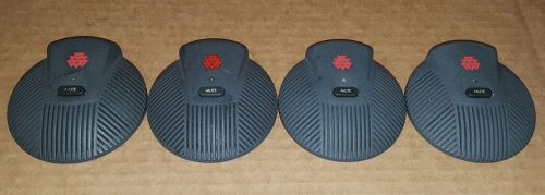 LOT OF 4 POLYCOM SOUNDSTATION EX 2201-00698-001 MICROPHONE