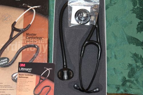 3M Littmann Master Cardiology  Stethoscope Black Edition 27&#034; 2161 New Open Box