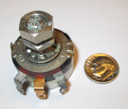Clarostat 2.5k ohm  2 watt wirewound locking  potentiometer model 43  nos 1 pcs. for sale