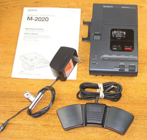SONY M-2020 Micro Cassette Desktop Dictator
