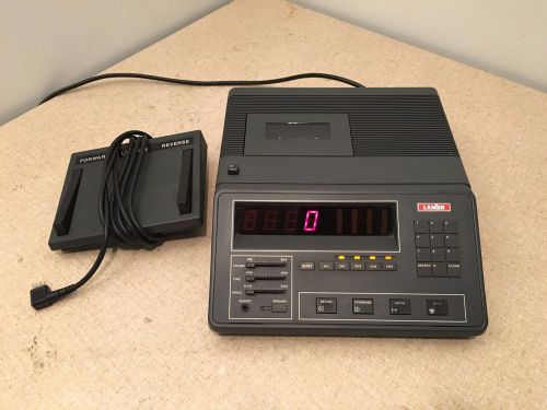 Lanier LCT-5 Dictation Machine Cassette Tape Transcriber w/ foot pedal