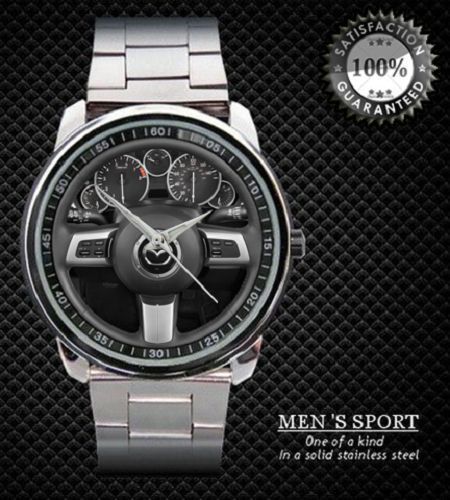 mazda mx 5 miata 2 door convertible Steering Wheel sport metal watch