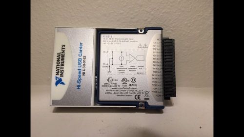 National instruments ni 9213 ±78 mv, thermocouple input, 75 s/s, 16 ch module for sale