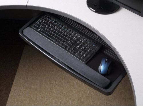 Compact Underdesk Comfort Keyboard Drawer with SmartFit System, Office Accessory