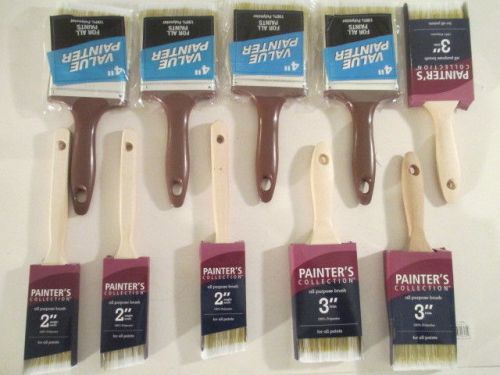 Lot of 10 New Paint Brushes,.