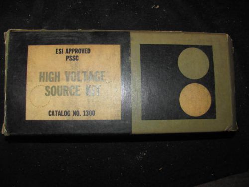 NEW OLD STOCK MACALESTER SCIENTIFIC HIGH VOLTAGE SOURCE KIT CATALOG NO. 1300