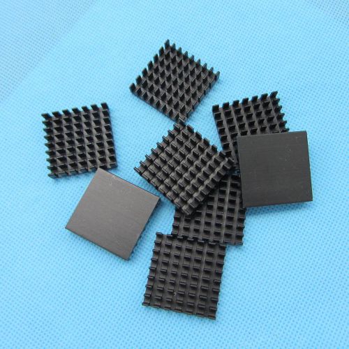5pcs 28x28x6mm Aluminum Heatsink Cooling Fin Heat sink For LED Power CPU Black
