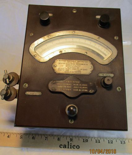 Antique Weston Portable Wattmeter Model 16 #45
