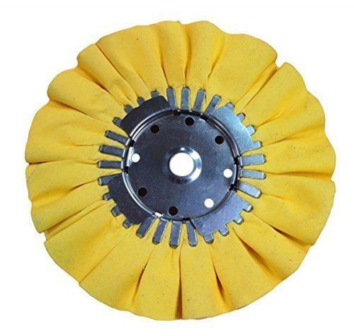 Renegade Products Buffing Wheel 8&#034; DIA X 5/8 Arbor 12 Ply Yellow Treat