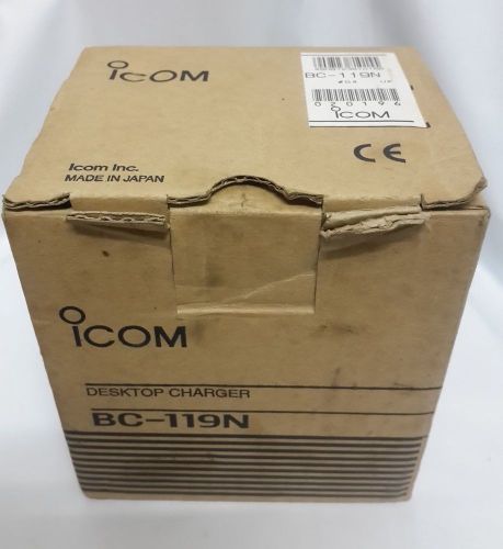 ICom BC-119N Desktop Charger Icom (no Cup) *Free shipping Worldwide*