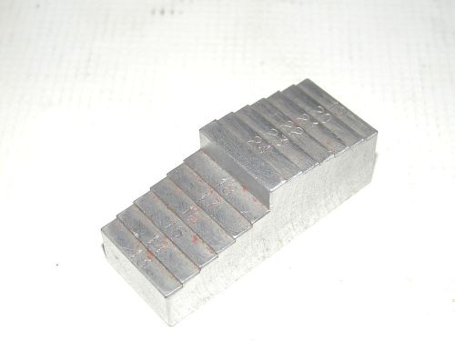 12-Step (13 Level) Thickness Gauge Calibration Block (13-25 mm)