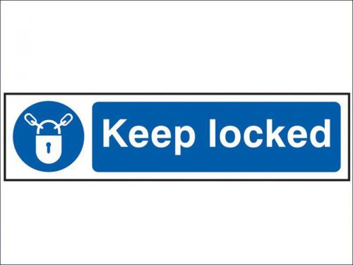 Scan - Keep Locked - PVC 200 x 50mm