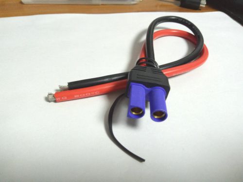 10 AWG EC5 Battery Connector Plug Cable Femal copper Silicone cable 30CM