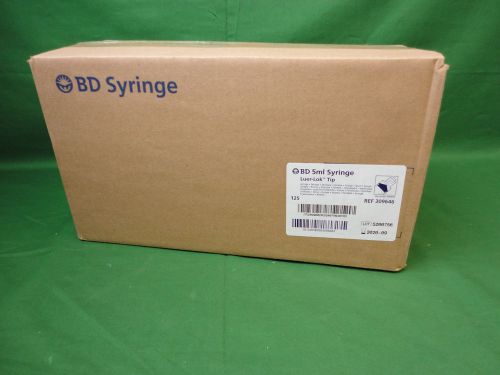 BD Luer-Lok Tip Syringes, Disposable, Sterile, 5 mL [309646] Box of 125